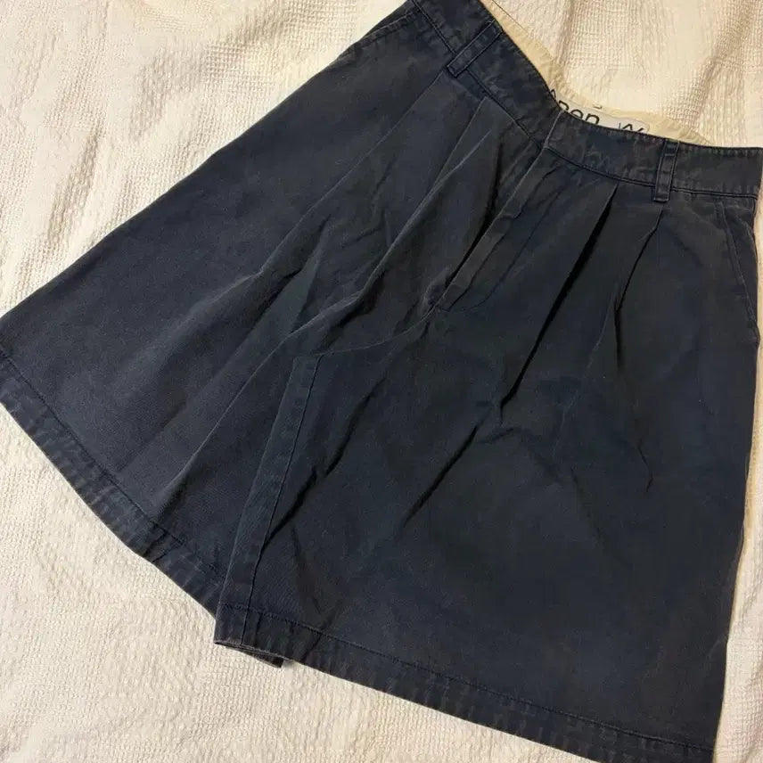 [BUNJANG] Open YY Washed Bermuda Pants (Navy, S) / 오픈와이와이 워시드 버뮤다팬츠
