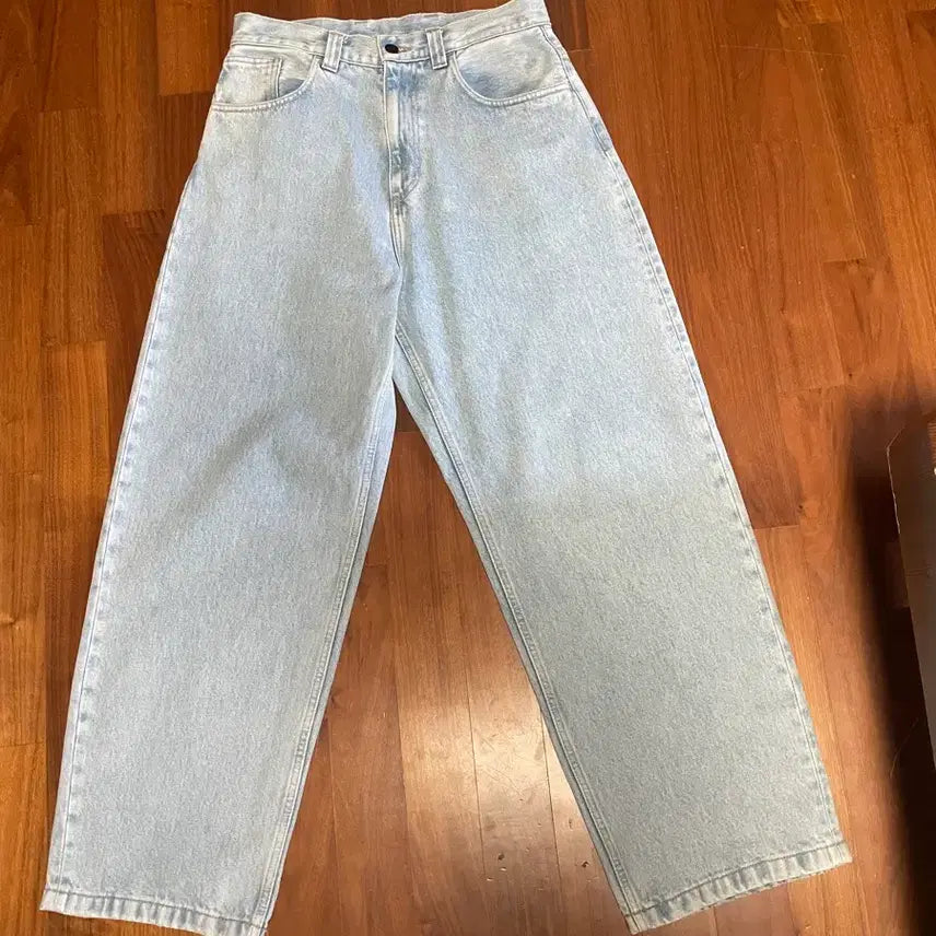 [BUNJANG] Carhartt Brandon Denim Pants Blue Heavy Stone Bleached XS / 칼하트 브랜든 데님 팬츠 블루 헤비 스톤 블리차드 xs