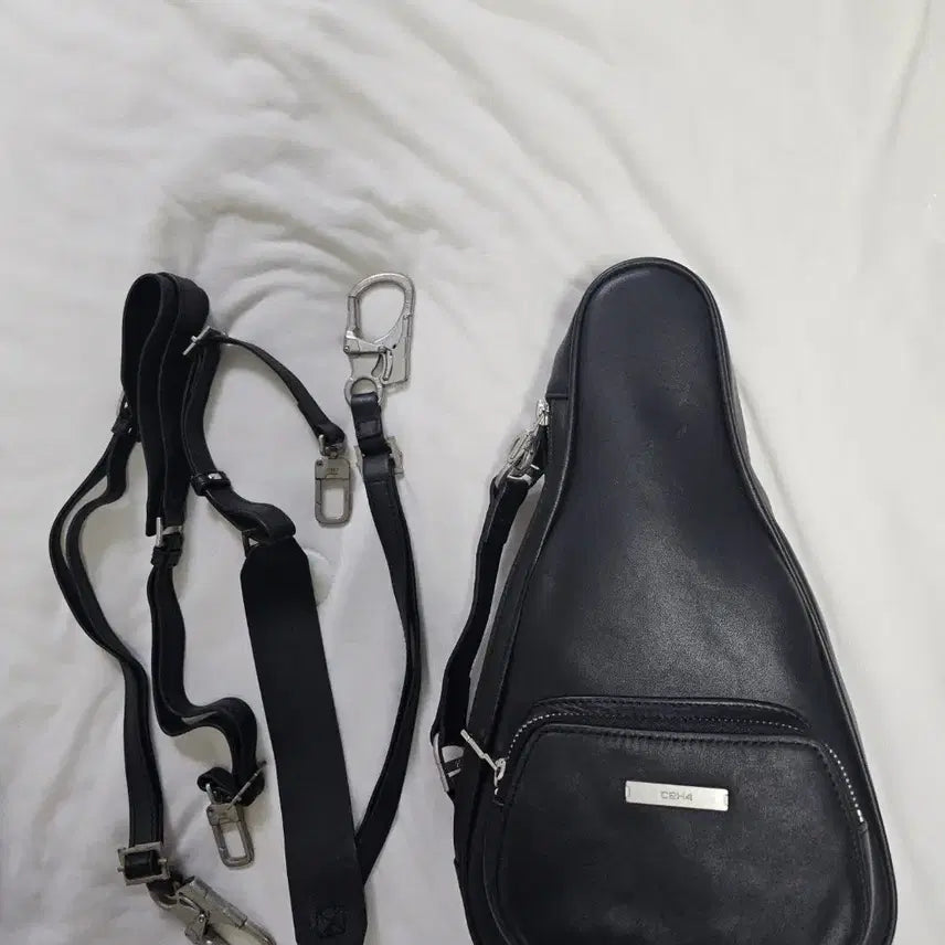 [BUNJANG] C2H4 Leather Mini Backpack / C2H4 가죽 미니 백팩