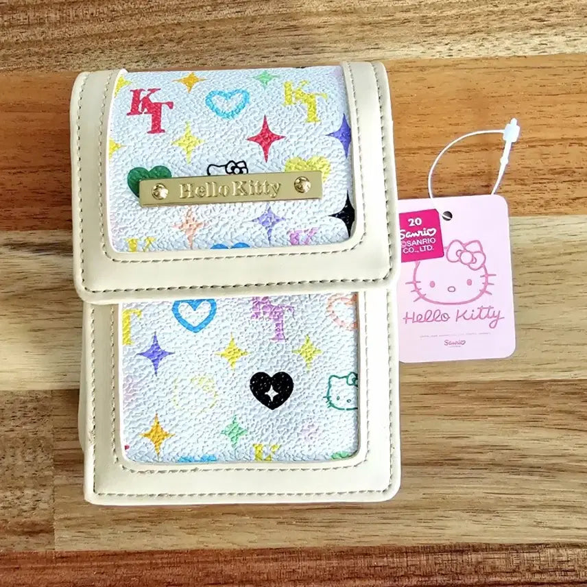 [BUNJANG] Vintage Hello Kitty Monogram Pouch / 키티 오블리크, 키티 모노그램 , 갸루 키티, 키티 파우치, 키티 지갑