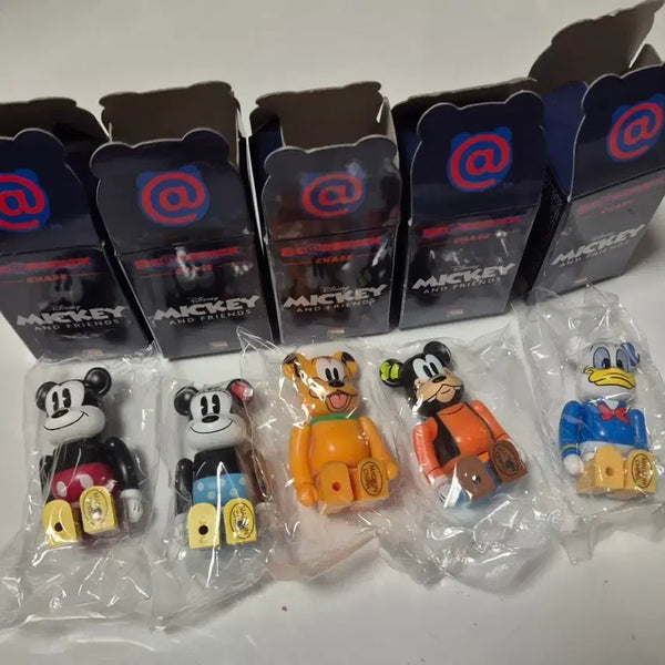 [BUNJANG] Disney Mickey & Friends Bearbrick 5 Figure Set / 베어브릭 디즈니 미키앤프렌즈  5종 세트