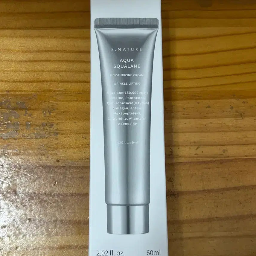 [BUNJANG] S-Nature Aqua Squalane Moisture Cream 60ml / 에스네이처 아쿠아 스쿠알란 수분크림 60ml