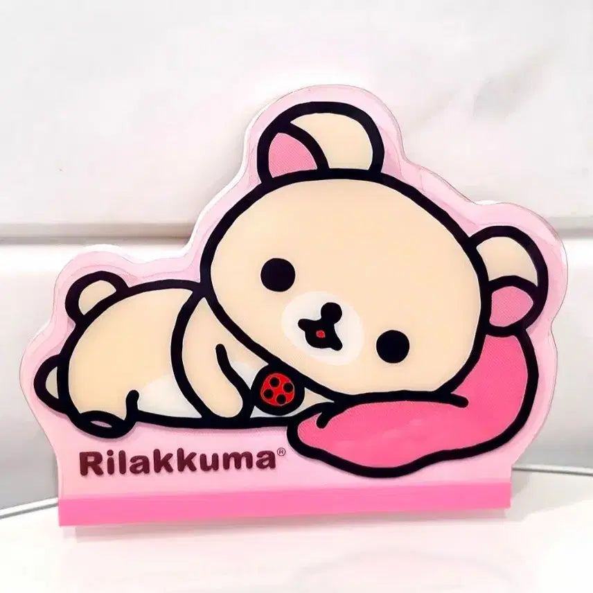 [BUNJANG] San-X Korilakkuma Strawberry Memo Pad Stationery / 고전 산엑스 코리락쿠마 딸기 문구 메모지, 리락쿠마  메모지 문구, 코리락쿠마 메모지