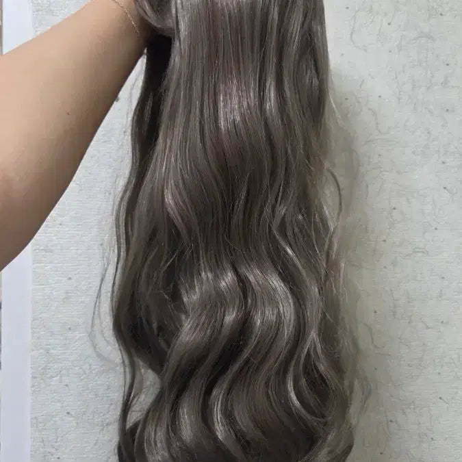 [BUNJANG] Ash Gray Full Wig / 애쉬그레이 통가발