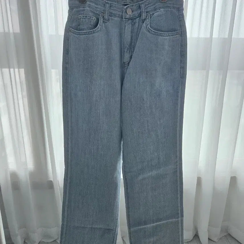 [BUNJANG] DRY BLUE Washed Denim Wide Pants / DRY BLUE 데님 연청 와이드 팬츠