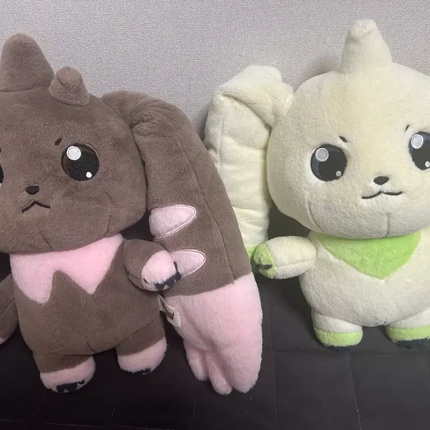 [BUNJANG] Digimon Terriermon Lopmon Medium Plush Set / 테리어몬 로프몬 중형 인형 (일괄)