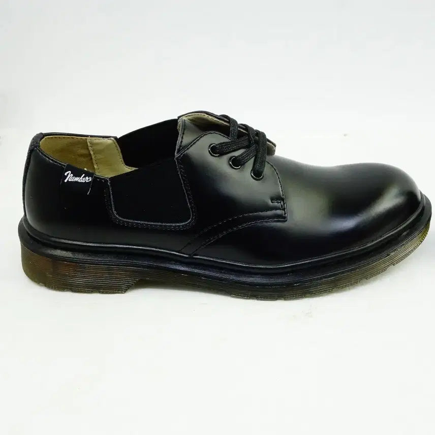 [BUNJANG] Number Nine 3-Hole Leather Rubber Sole Derby Shoes / 넘버나인 3홀 레더 러버솔 더비슈즈