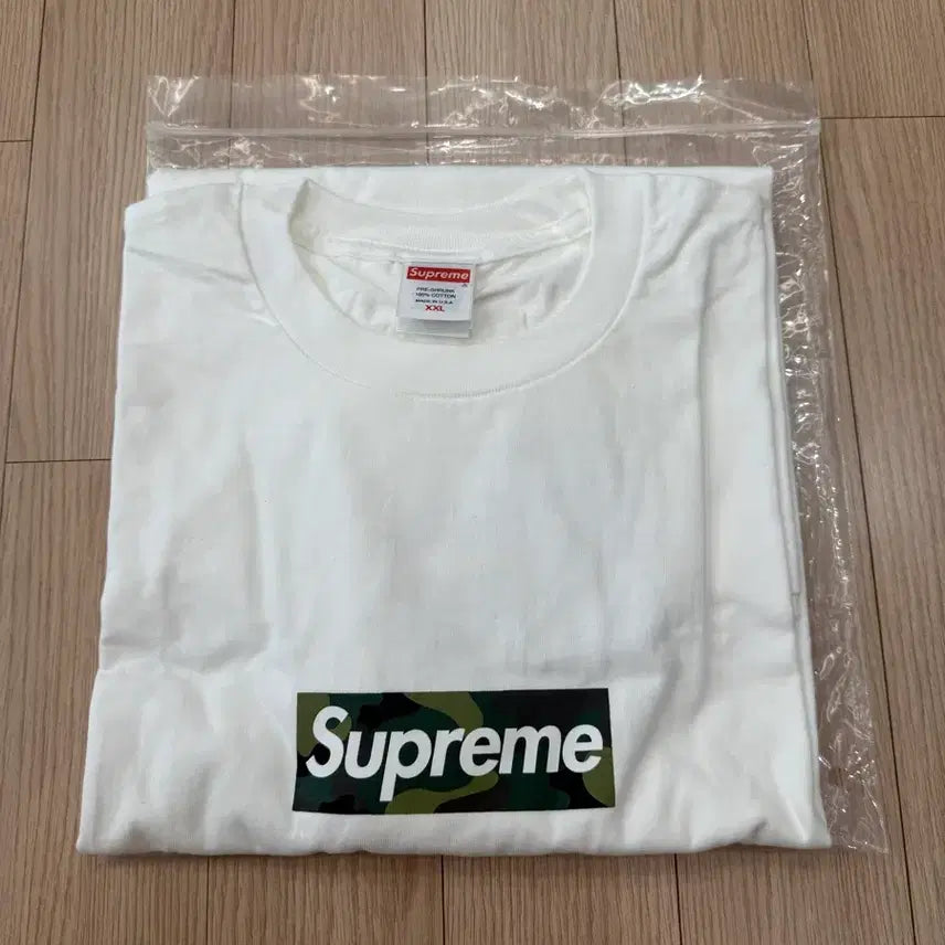 [BUNJANG] Supreme Box Logo T-Shirt White / Tyler T-Shirt Magenta / [XXL] 슈프림 박스로고 화이트 / 슈프림 타일러 마젠타 티셔츠