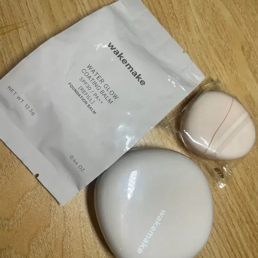 [BUNJANG] WAKEMAKE Water Glow Coating Balm 01 Rosy Porcelain Set / 웨이크메이크 워터 글로우 코팅밤 01 로지포슬린 화장품 일괄