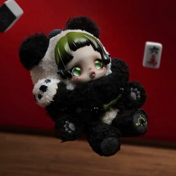 [BUNJANG] Pop Mart Skullpanda Lazy Panda Keyring Doll / [당일발송] 팝마트 스컬판다 레이지 판다 키링 인형 새상품