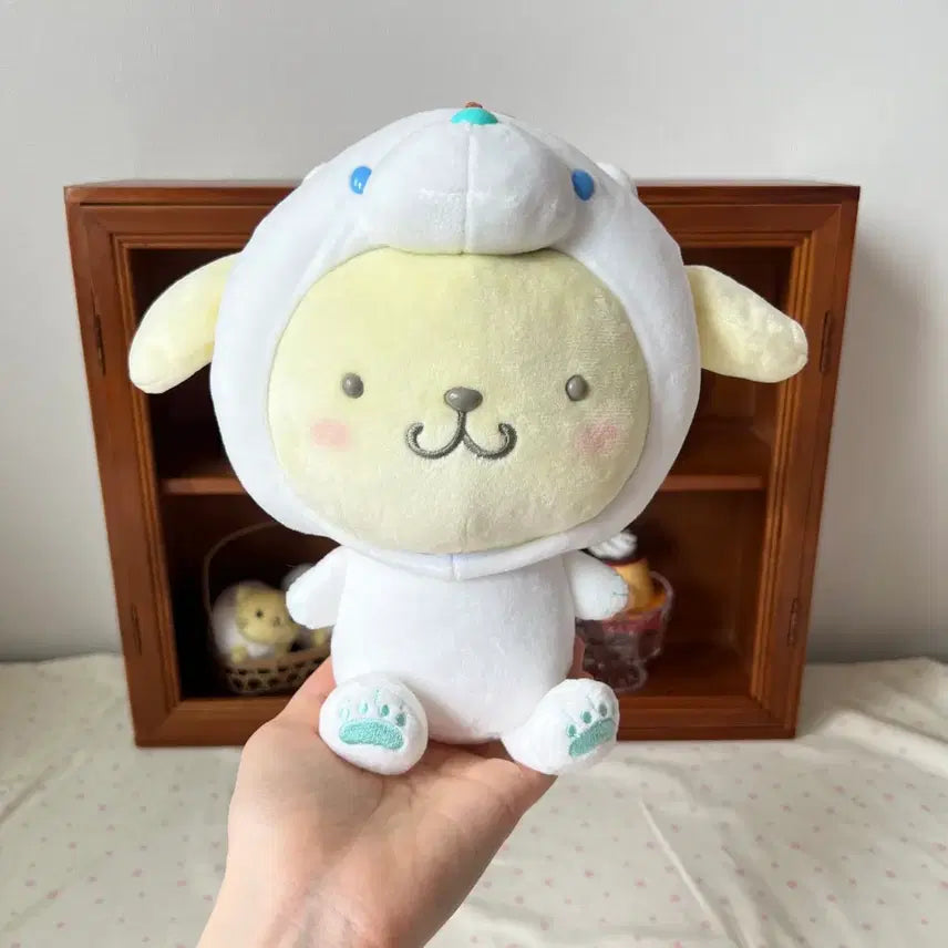 [BUNJANG] Pompompurin Polar Bear Plush / 폼폼푸린 북극곰 인형