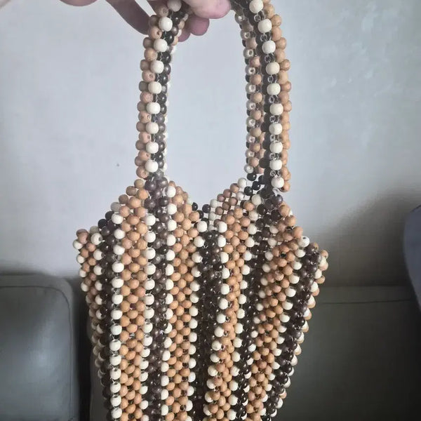 [BUNJANG] ZARA Beaded Shoulder Bag / OS)자라 비즈숄더백