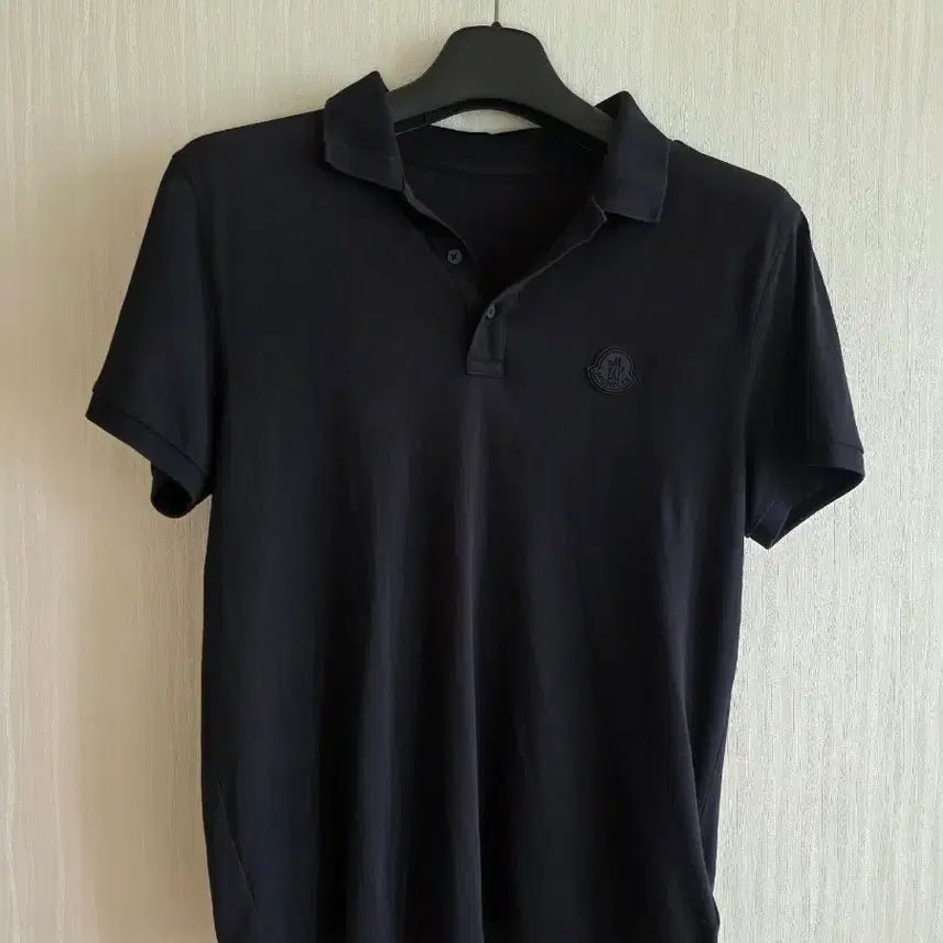 [BUNJANG] Moncler Men's Short Sleeve Polo Shirt M / 몽클레어 찐청 반팔 카라티 M