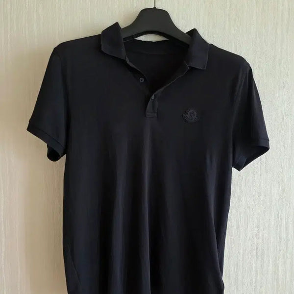 [BUNJANG] Moncler Men's Short Sleeve Polo Shirt M / 몽클레어 찐청 반팔 카라티 M