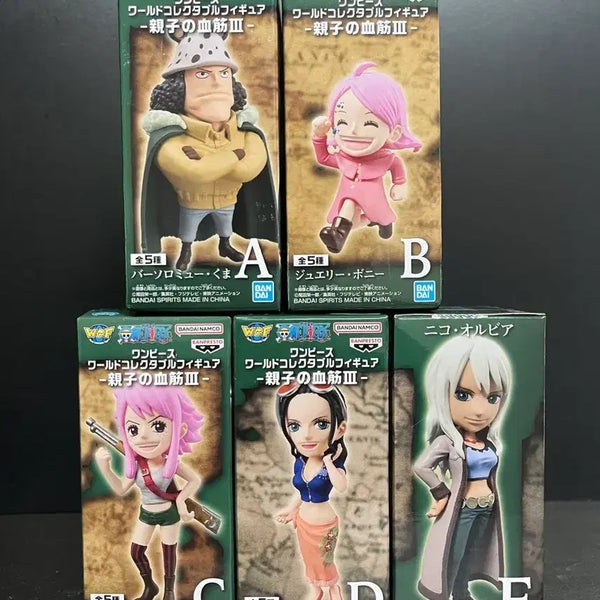 [BUNJANG] One Piece World Collectable Figure 'Children of Blood' Vol. 3 Set (5 Types) / 미개봉 원피스 월드콜렉터블 친자의혈통 3탄 5종세트