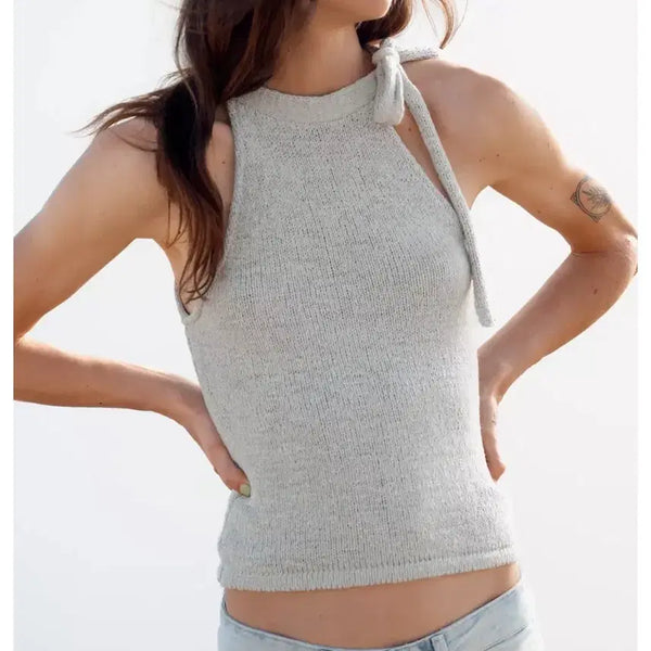 [BUNJANG] ZARA Halterneck Top / 자라 zara 러프 홀터넥탑
