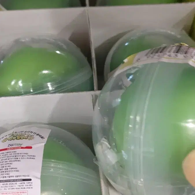[BUNJANG] Green Apple Waxed Ball Hair Tie / 청사과 왁뿌볼