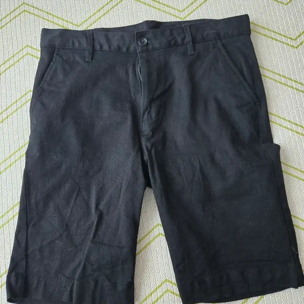 [BUNJANG] Black Cotton Shorts / 검정색 반바지