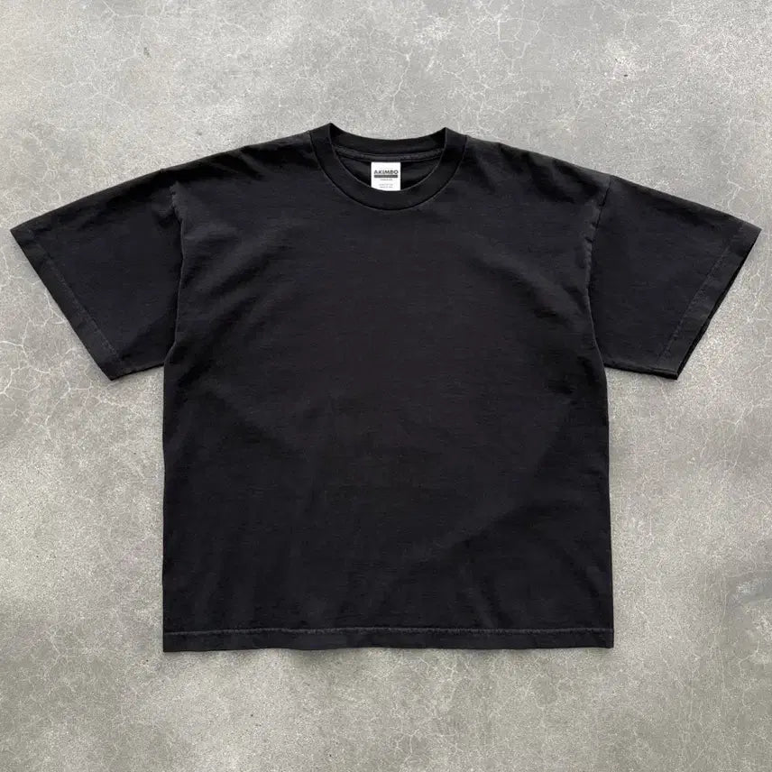 [BUNJANG] Akimbo Club Stonewashed Black T-Shirt XL / 아킴보클럽(XL) STONEWASHED BLACK