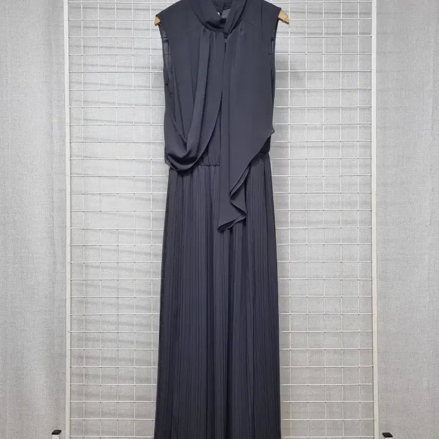 [BUNJANG] Jigott Pleated Chiffon Dress / 지고트 플리츠 쉬폰원피스 (상세설명 확인)