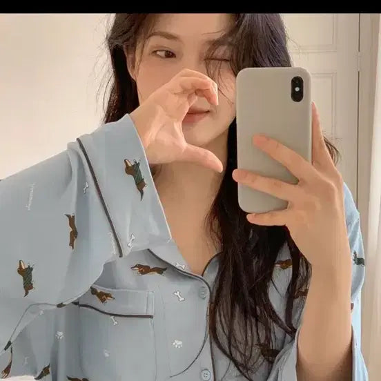 [BUNJANG] Junijoo Dog Pattern Homewear Pajamas / 정가3.5) 쥬니쥬 홈웨어 파자마 잠옷