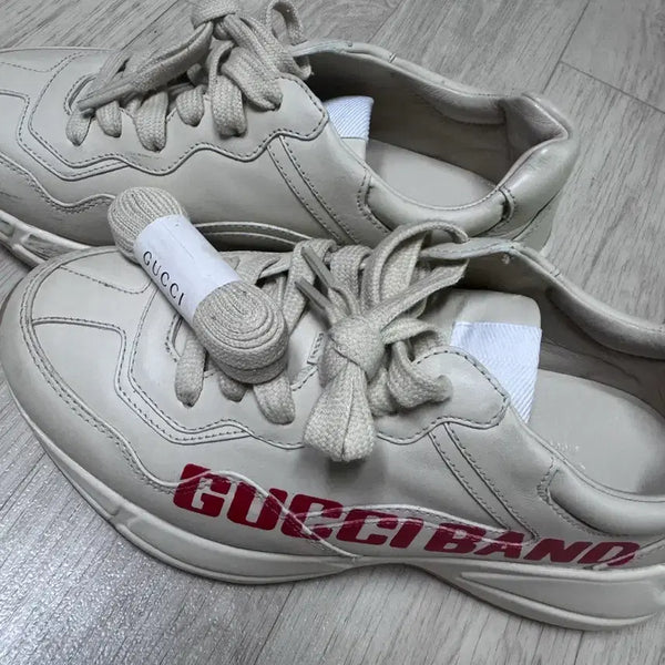 [BUNJANG] Gucci Rhyton Sneakers Beige / 구찌라이톤 스니커즈