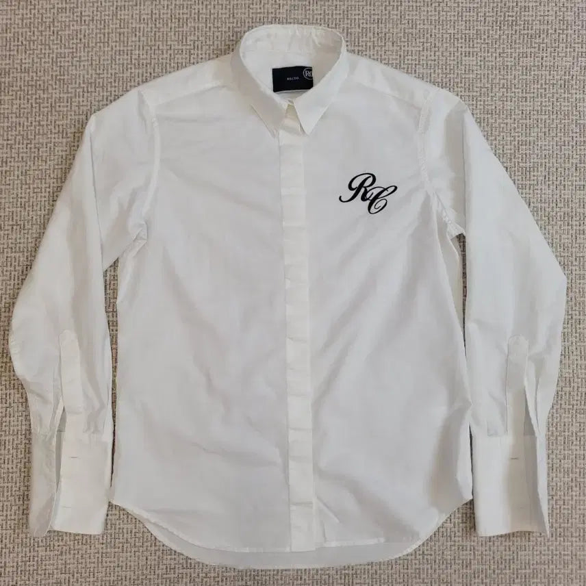 [BUNJANG] RECTO RC Logo White Shirt F / 렉토 RC 로고 화이트 셔츠 F