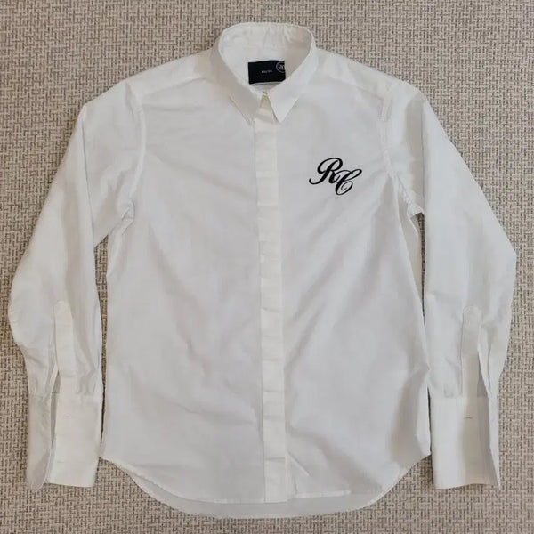 [BUNJANG] RECTO RC Logo White Shirt F / 렉토 RC 로고 화이트 셔츠 F