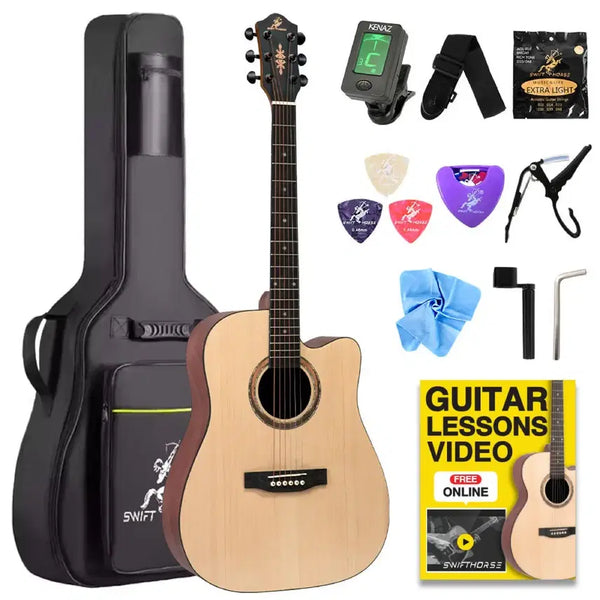 [BUNJANG] Swift Horse BL381 Entry-Level Acoustic Guitar Dreadnought / 스위프트홀스 BL381 입문용 통기타 드레드넛