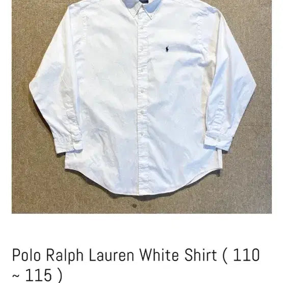 [BUNJANG] Polo Ralph Lauren Vintage Shirt / 폴로랄프로렌 빈티지 셔츠 110-115
