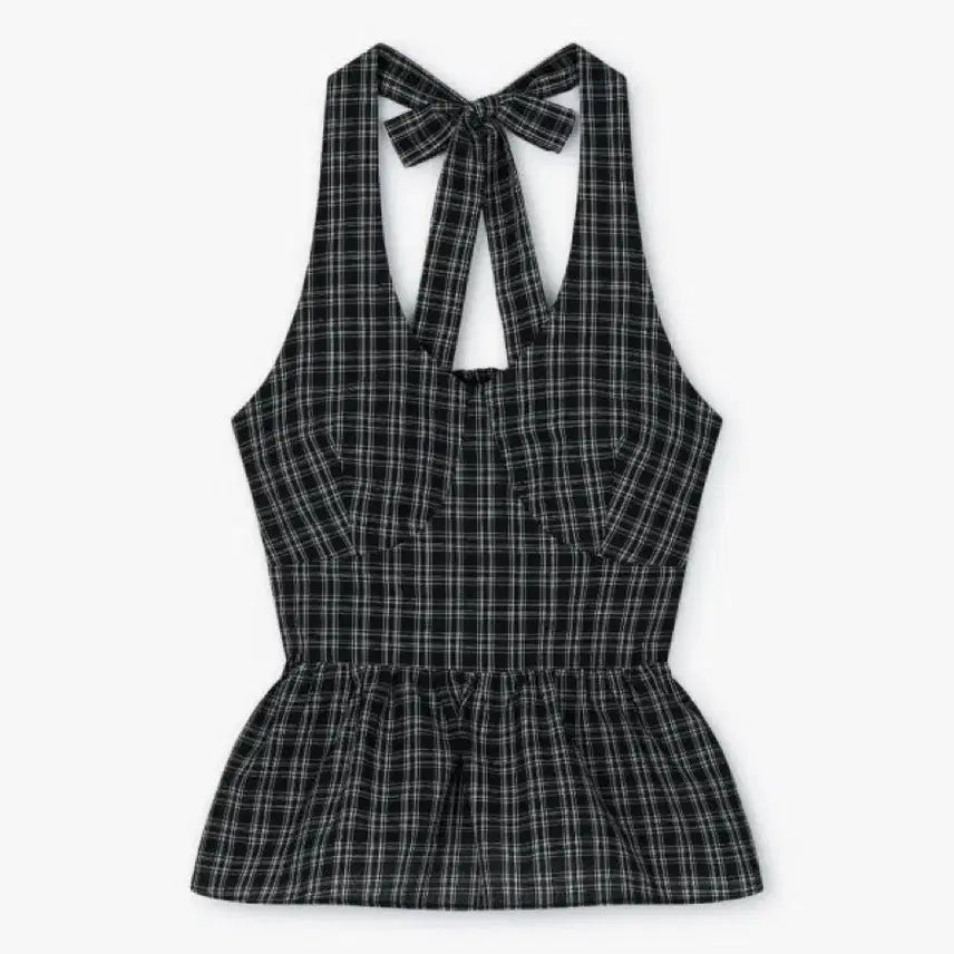 [BUNJANG] Lazy Society Kirihalter Top / 레이지샵 키리홀터탑