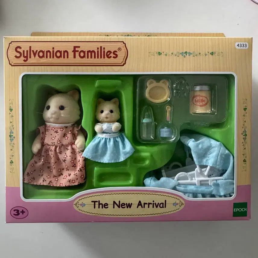 [BUNJANG] Sylvanian Families Chantilly Kittens Newborn Baby Nursery Set / 단종)올드)4333)실바니안 첸틀리캣 신생아 The new arrival 아기돌보기