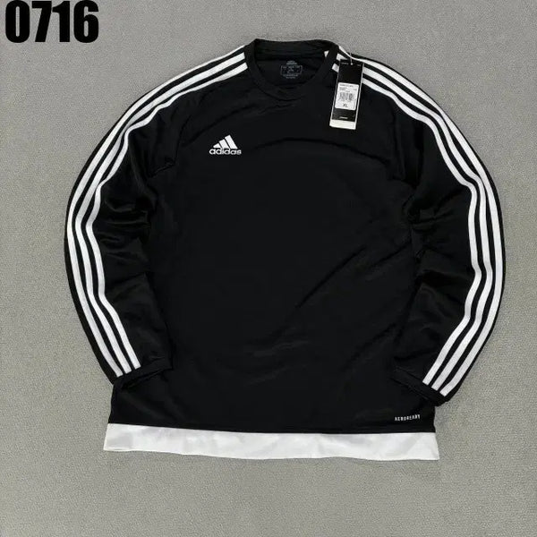 [BUNJANG] Adidas Men's Long Sleeve Training Top Black XL / 아디다스 남성 긴팔 트레이닝 상의 블랙XL
