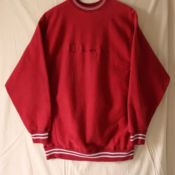 [BUNJANG] Champion Reverse Weave 90s Logo Sweatshirt Burgundy Made in USA / 챔피온 리버스위브 90s 로고 스웻셔츠 맨투맨 Made in USA 버건디