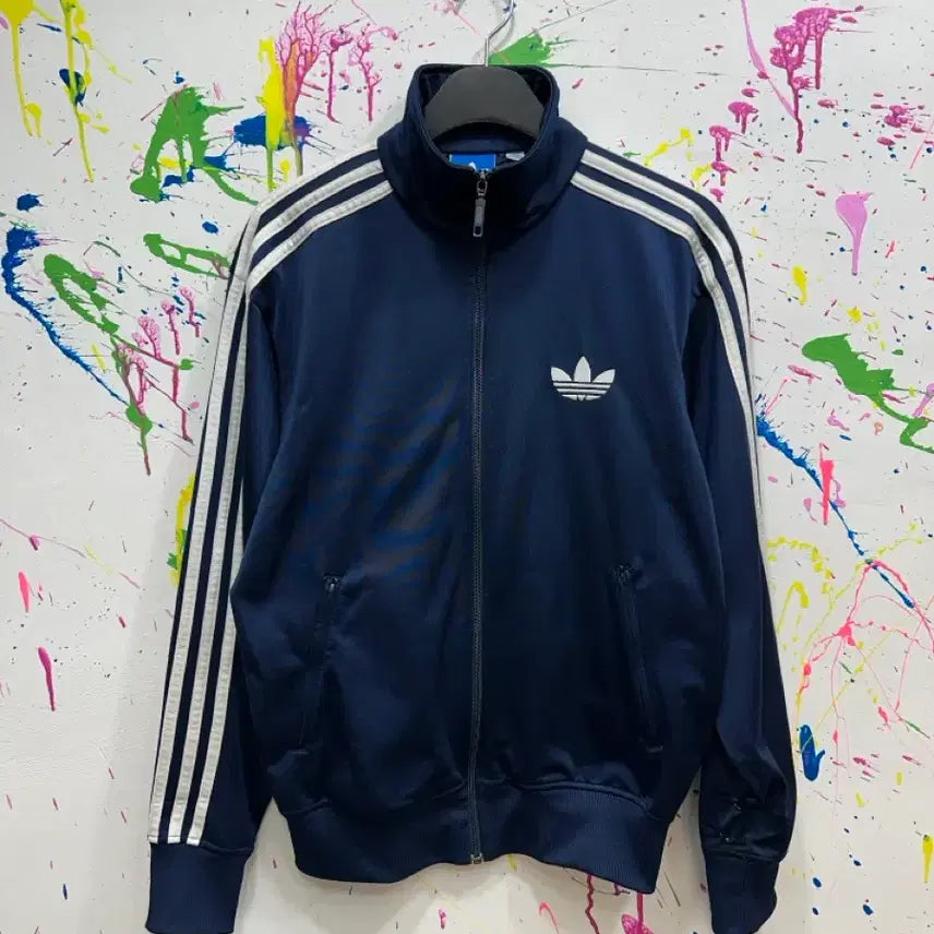 [BUNJANG] Adidas Vintage Firebird Track Top Jersey Navy Size 95 / 아디다스 구형 파이어버드 트랙탑 져지 네이비 95 size