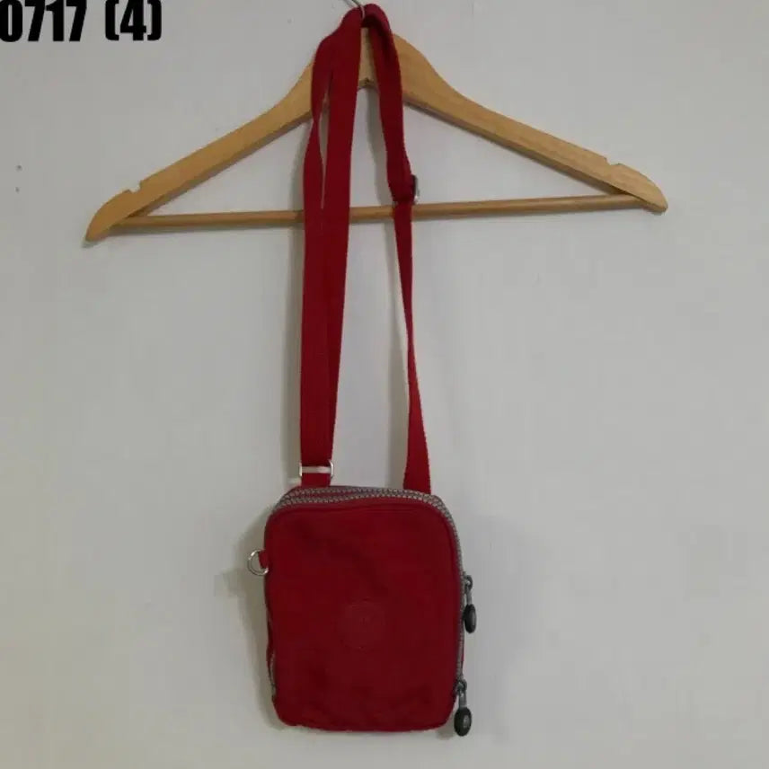 [BUNJANG] Kipling Red Crossbody Bag / 키플링 크로스백 레드
