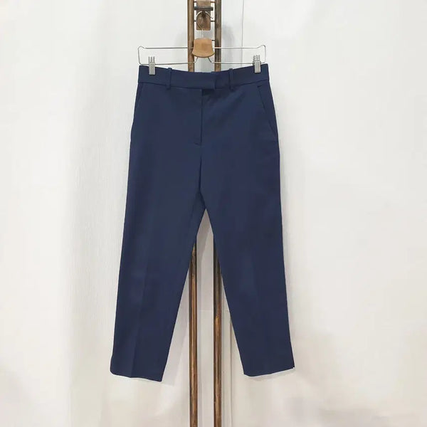 [BUNJANG] COS Women's Navy Slacks 27 / (JJ30787)COS 코스 네이비 여성 슬랙스 바지 27