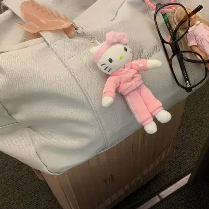 [BUNJANG] Lily Cotes Barre Cotton Bag - Grey / 릴리코츠 바레 코튼백 그레이 새상품