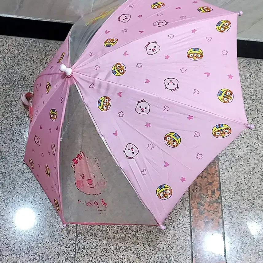 [BUNJANG] Pororo Automatic Umbrella for Children / 뽀로로 어린이 아동 자동 우산 PORORO