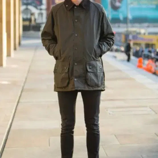 [BUNJANG] Barbour Beaufort Waxed Jacket Size 38 / 바버 뷰포트 사이즈 38
