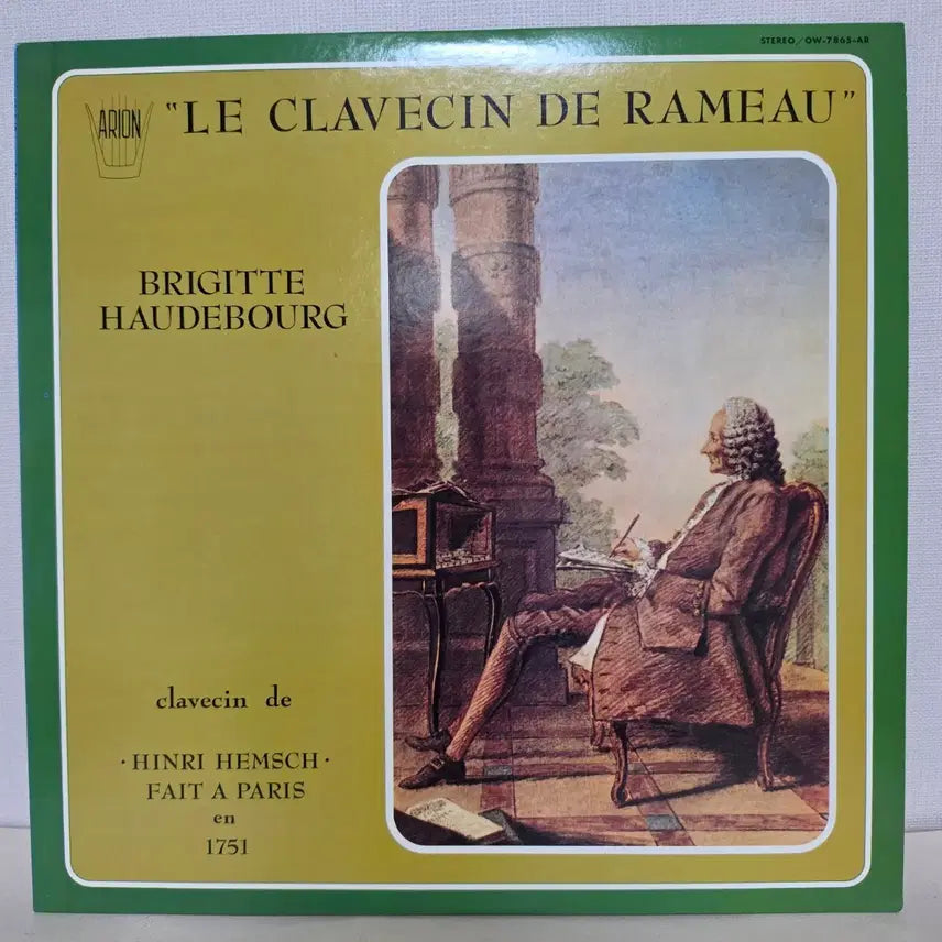 [BUNJANG] Jean-Philippe Rameau Clavecin Works by Brigitte Haudebourg LP (Arion Label) / 라모: 클라브생(하프시코드)곡집/브리지트 오드부르/아리온레이블 LP