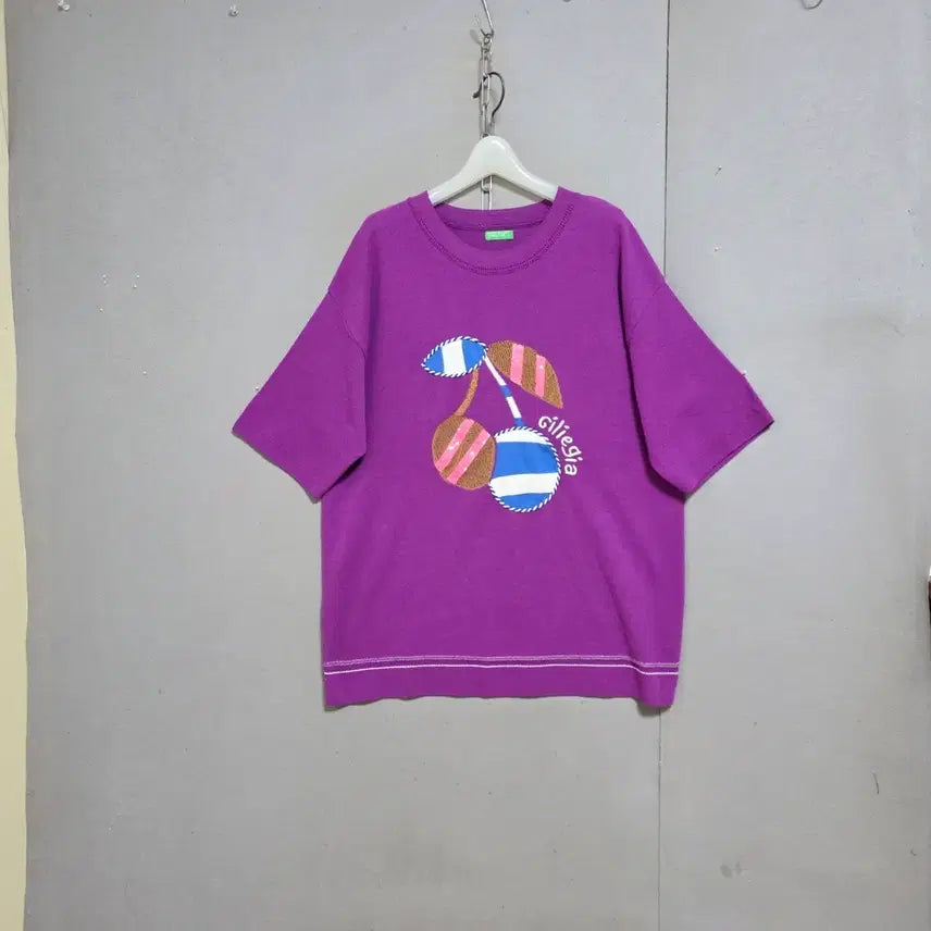 [BUNJANG] United Colors of Benetton Freesize Knit Top / 베네통 프리사이즈 시원한 니트 FF  n7709