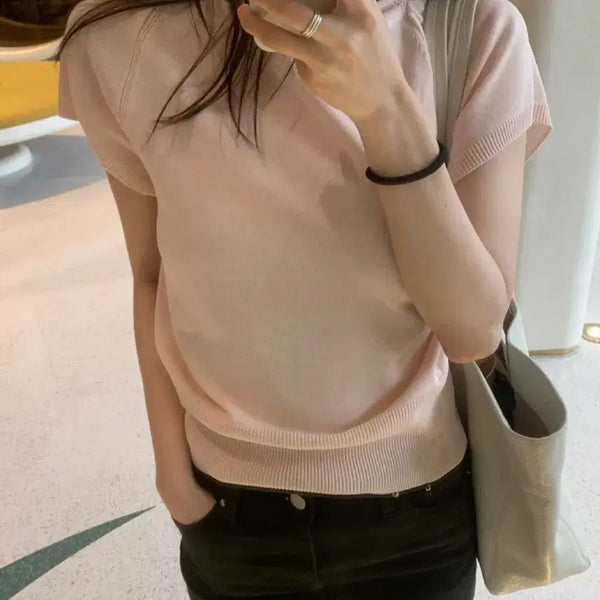 [BUNJANG] Shopmodo Oat Knit Pink / 샵모도 모도 modo Oat Knit 오트 니트 핑크 새상품(택 ㅇ)