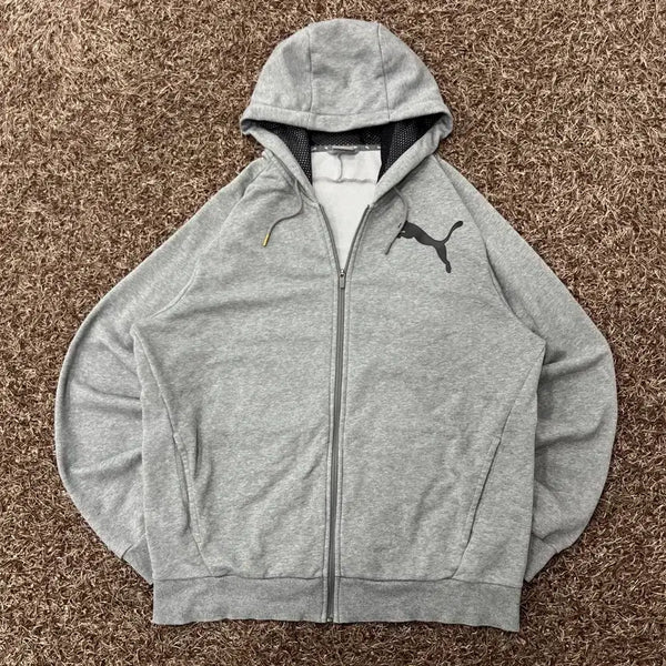 [BUNJANG] Puma Big Logo Hooded Zip-Up Sweatshirt / XL 푸마 빅로고 후드집업