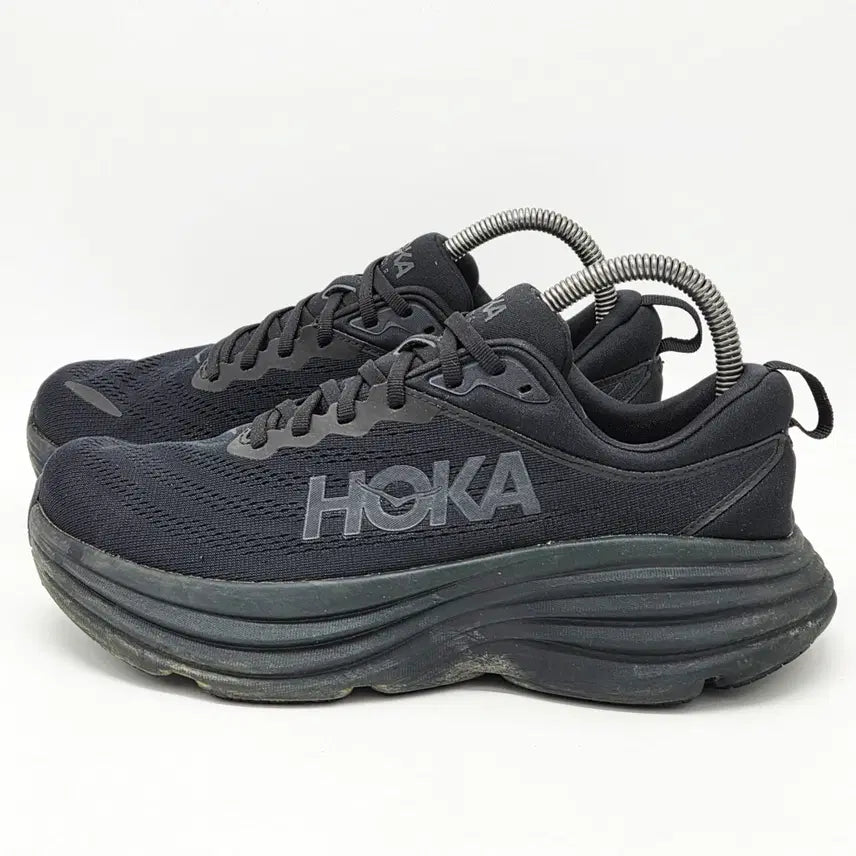 [BUNJANG] Hoka Bondi 8 Wide Black Running Shoes (255mm) / 호카 본디 8 블랙 (255 2E)