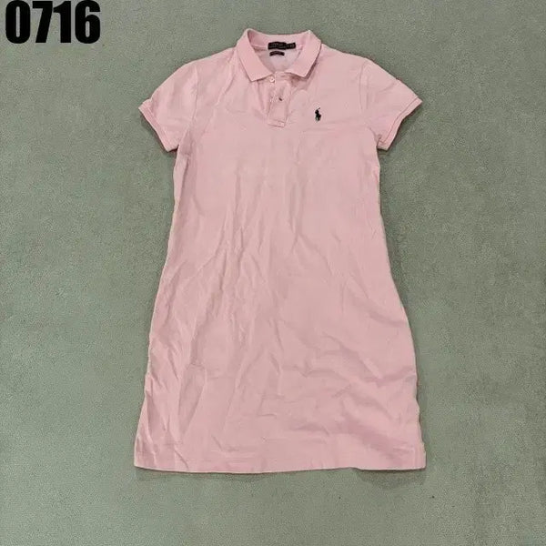 [BUNJANG] Polo Ralph Lauren Pink Collar Dress M / 폴로 랄프로렌 핑크 카라 원피스M