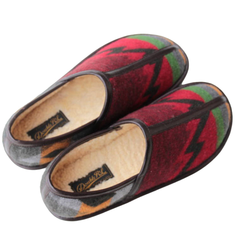 [BUNJANG] RRL 20FW Shearling Jacquard Camp Slippers / 20FW RRL 더블알엘 시어링 라인 자카드 캠프 슬리퍼