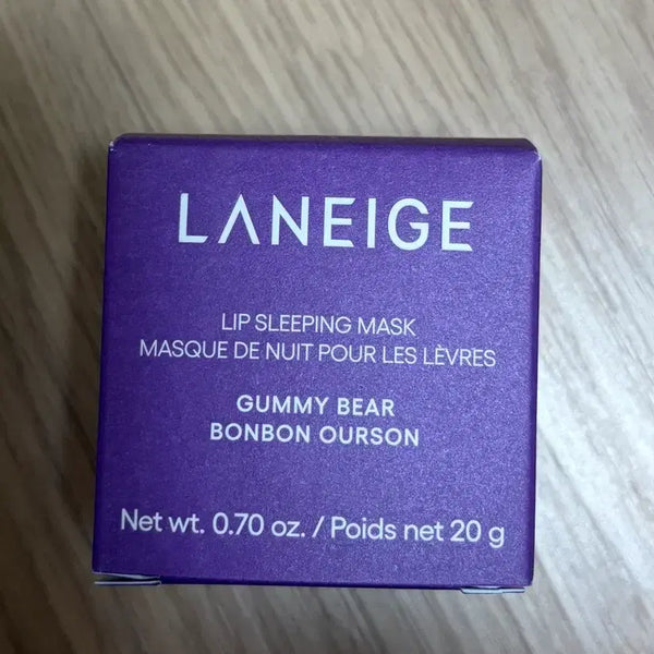 [BUNJANG] Laneige Lip Sleeping Mask - Gummi Bear Edition / 라네즈 립 슬리핑 마스크 거미 베어 새상품 (반값택배 포함가격)