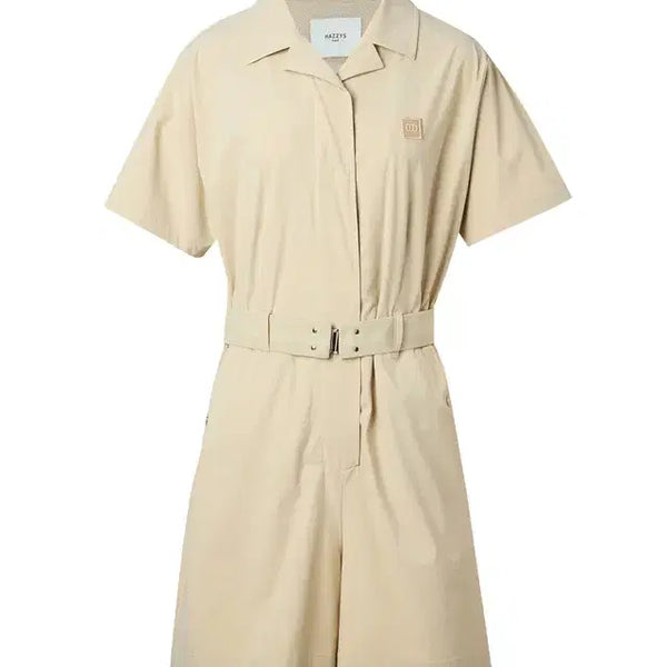 [BUNJANG] Hazzys Golf Women's Short Sleeve Jumpsuit / 헤지스골프 여성 반팔 점프수트 85 90 95 새제품