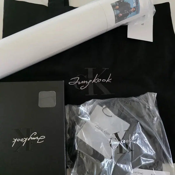 [BUNJANG] Calvin Klein Underwear Black Set M - Dot Bag & Poster Included / CKJK  캘빈 클라인